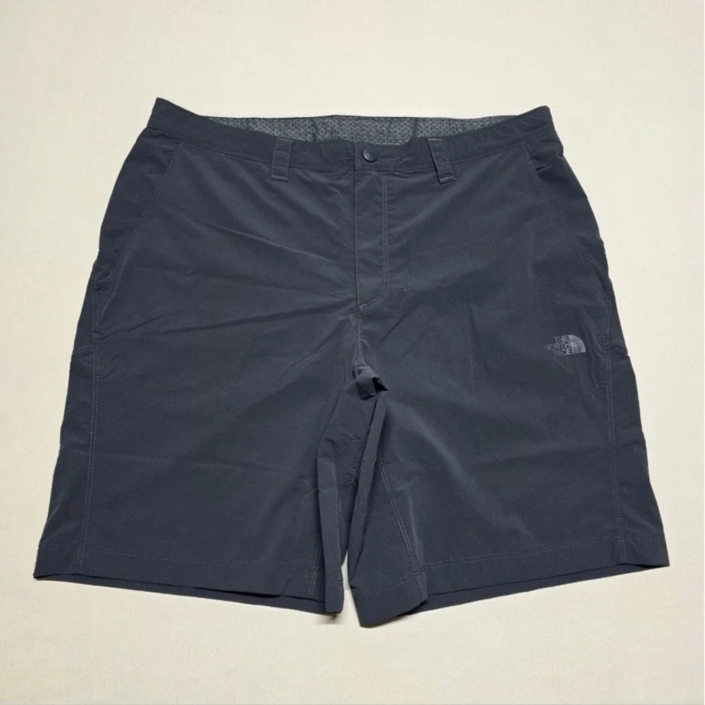 The North Face Men Gray Stretch Hiking Outdoor Shorts Size 38